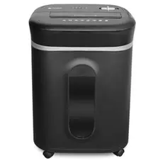 Уничтожитель бумаг ГЕЛЕОС УМ28-4 DIN P-4 (4 ур-нь секр.), фрагмент 3,9х30мм, 19-21 л (70г/м2), CD/плкарты, скрепки/скобы, 28 л