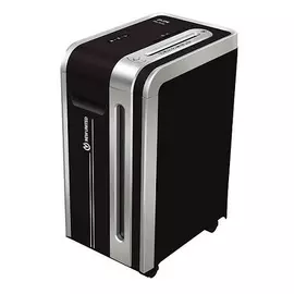 Уничтожитель бумаг New United ET-15C (УЦЕНЕННЫЙ) , авт., 3 ур-нь cекрет., фрагмент 3,9х38мм, 20 лист., скобы, скрепки, комп. диски, 32 литр., автореве