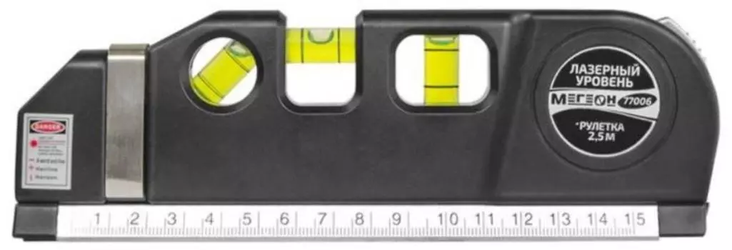 Уровень лазерный МЕГЕОН 77006