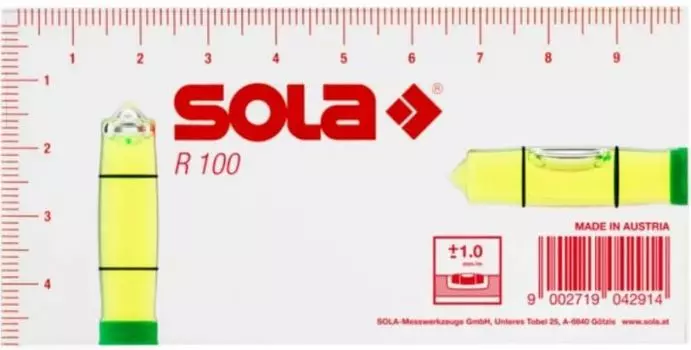 Уровень SOLA 01622101 пластиковый R100