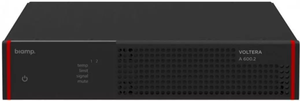 Усилитель BIAMP Voltera A 600.2 912.1946.900 двухканальный, 600-ваттный аналоговый (300 Вт на канал, возможность выбора режима работы 4 Ом, 8 Ом, 70 В