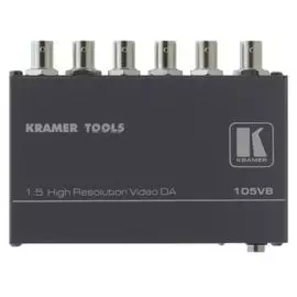 Усилитель-распределитель Kramer 105VB 90-013590 1:5 для композитного видеосигнала, 0.32кг