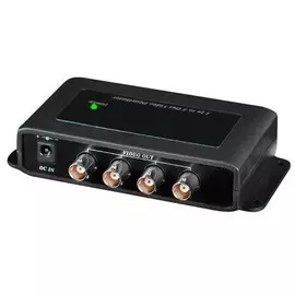 Усилитель SC&T CD104HD разветвитель видеосигнала HDCVI / TVI / AHD (1вх./4вых.). Расстояние передачи 100м. Вх. - BNC/Роз.2,1х5мм(DC12V). Вых. - BNCx4.