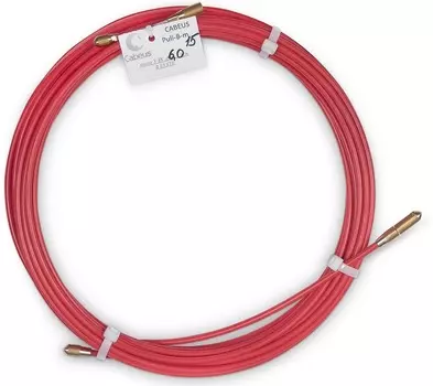 Устройство Cabeus Pull-B-6-15m для протяжки кабеля в стояках и трубах межэтажных конструкций мини УЗК в бухте, 15м (диаметр стеклопрутка 6 мм)