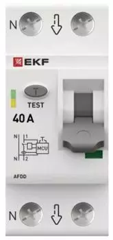 Устройство защиты от дугового пробоя EKF afdd-2-40-pro УЗДП 1P+N 40А PROxima