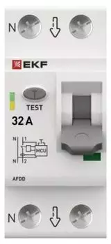Устройство защиты от дугового пробоя EKF afdd-2-32-pro УЗДП 1P+N 32А PROxima
