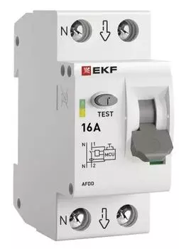 Устройство защиты от дугового пробоя EKF afdd-2-16-pro УЗДП 1P+N 16А PROxima