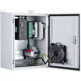 Узел доступа NSGate NSBox-2041H PX14F34H шкаф NSB-3040H1F1 с нагревателем, с ODF; ИП 55VDC-360W; NIS-3500-3204PGE коммутатор: uplink 2 SFP/1G + 1 TP/1