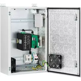 Узел доступа NSGate NSBox-4161H PX01F36H шкаф NSB-3860H3F1 с нагревателем, с ODF; ИП 55VDC-500W; NIS-3500-3426PGE коммутатор: uplink 2 SFP/1G + 2 TP/1