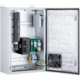 Узел доступа NSGate NSBox-4161R RX01F36F шкаф NSB-3860H2F1 с вентилятором, без нагревателя, с ODF; СБП NR-48VDC-500VA с крепежом для АКБ 7Ah x4; NIS-3
