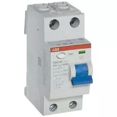 Выключатель дифференциального тока (ВДТ, УЗО) ABB 2CSF202001R1630 F202AC 2Р 63А 30mA (AC)
