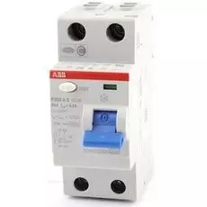 Выключатель дифференциального тока (ВДТ, УЗО) ABB 2CSF202101R0160 F202A 2Р 16А 10mA (A)