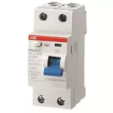 Выключатель дифференциального тока (ВДТ, УЗО) ABB 2CSF202101R1250 F202A 2Р 25А 30mA (A)