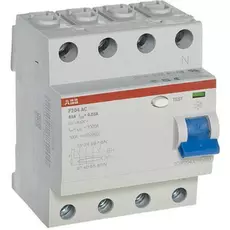 Выключатель дифференциального тока (ВДТ, УЗО) ABB 2CSF204001R1630 F204AC 4Р 63А 30mA (AC)