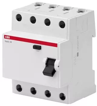 УЗО ABB 2CSF604041R1630 4P, 63A, 30мA, AC, BMF41463