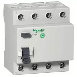 Выключатель дифференциального тока (ВДТ, УЗО) Schneider Electric EZ9R54440 4P 40А 100мА AC