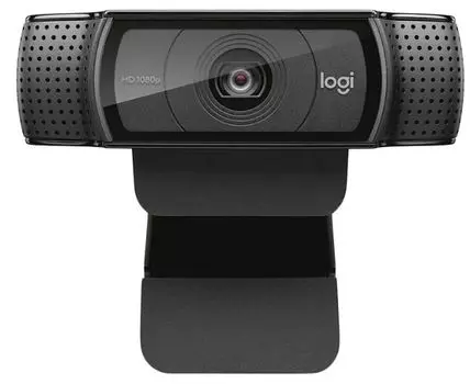 Веб-камера Logitech C920 960-000998 FHD, 1080p, 30 кад/сек, USB 2.0, 1920*1080, 15Мп, автофокус, black