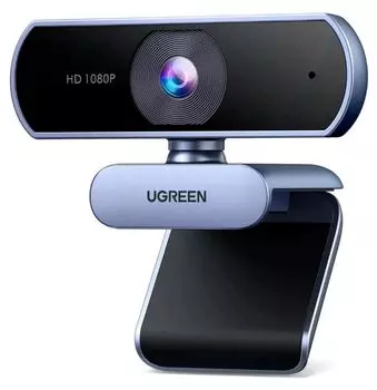 Веб-камера UGREEN CM717 25442_ 2K Full HD 1080P. Цвет: серый