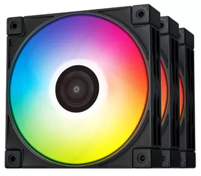 Вентилятор Deepcool FC120-3 IN 1 3*120Ч120Ч25 mm, 500-1800rpm, 61.91CFM, 28dBA, 4-pin PWM Retail