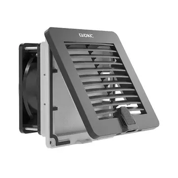 Вентилятор DKC R5RV12230B с фильтром RV 44/46 м3/ч, 230 В, 150x150 мм, IP54, RAL9005, "RAM Klima"