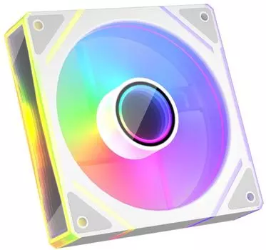 Вентилятор для корпуса 1STPLAYER FC(AP)-WH-1IN1 white, 120mm, ARGB, PWM, 600-1800rpm, 3pin