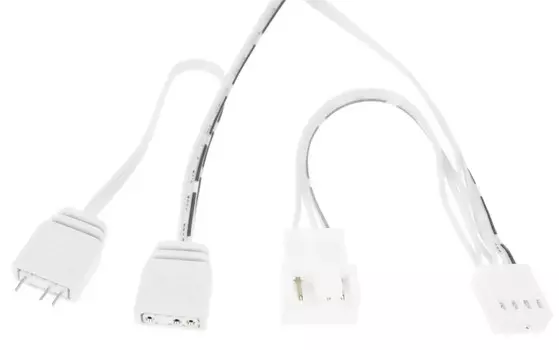 Вентилятор для корпуса ACCORD ACC-U12 ARGB WHITE 120mm, 600-1600rpm, 27dBa