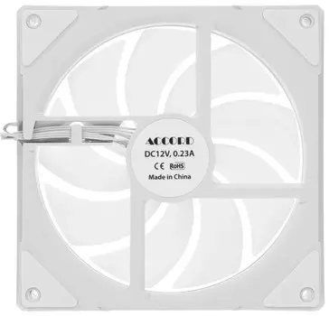 Вентилятор для корпуса ACCORD ACC-YF14 ARGB WHITE 140mm