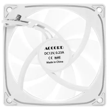 Вентилятор для корпуса ACCORD ACC-YH12 ARGB WHITE 120mm, 600-1500rpm, 27dBa