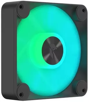 Вентилятор для корпуса AeroCool FP1-120 BK black, 120*120*30mm, 500-1600 rpm, 4-pin, PWM+ARGB, 74.6C