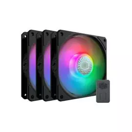 Вентилятор для корпуса Cooler Master SickleFlow 120 ARGB 3IN1 MFX-B2DN-183PA-R1 120x120x25mm, 650-1800rpm, 62 CFM, 8-27 dBA, 4-Pin PWM