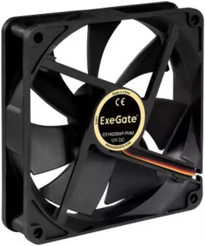 Вентилятор для корпуса Exegate ExtraSilent ES14025S3P EX297057RUS 140x140x25 mm, 1100rpm, 65.4CFM, 23dBa, 3-pin
