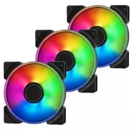 Вентилятор для корпуса Fractal Design Prisma AL-12 120х120х25mm, 1200rpm, 50.63CFM, 19.5dBA, 4-pin, 3-pack