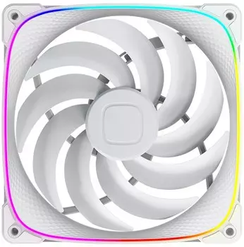 Вентилятор для корпуса Geometric Future Squama 2503W-14 1F2503W114000 140mm, 2400rpm, 91.15 CFM, 34.0 dBA, white