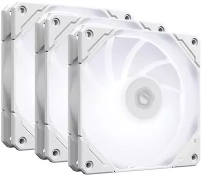 Вентилятор для корпуса ID-Cooling TF-12025-PRO-SW TRIO 120mm, 300-1500rpm, 70CFM, 28.9dBa (3-pack), BOX