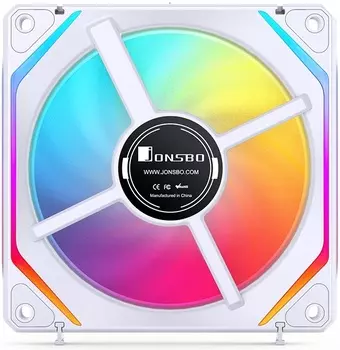 Вентилятор для корпуса JONSBO ZL-120WR(3 in 1) 120х120х25мм REVERSE ARGB LED, 800-1800об/мин, 8,63-58.5CFM, 18,5-28,8dBa, белый Retail
