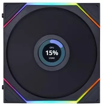 Вентилятор для корпуса Lian Li TL LCD 140 Reverse Black G99.14RTLLCD1B.R0 1.6” LCD дисплей, 140mm, 350-1600rpm, 29.4dBa, 7-pin PWM