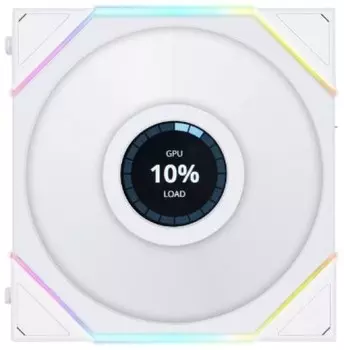 Вентилятор для корпуса Lian Li UNI FAN TL LCD G99.12TLLCD1W.00 124x120х28 мм, 350 -1900rpm, 62 CFM, 27dBa, 4-pin PWM