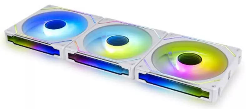 Вентилятор для корпуса Lian Li UNI FAN SL INFINITY White G99.12SLIN3W.00 120x120x25мм, 200-2100rpm, 61.3 CFM, 29dBa, ARGB, 7-pin, (3-pack) ret