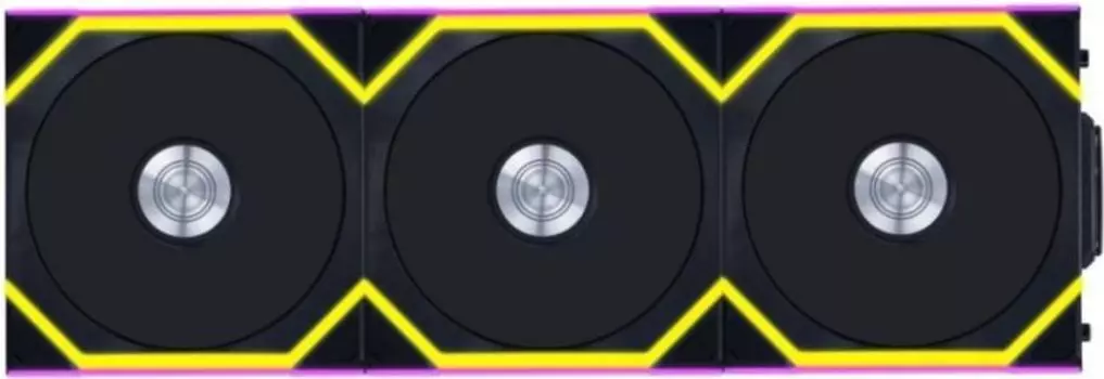 Вентилятор для корпуса Lian Li UNI FAN SL WIRELESS 120 G99.12SL1W3B.R0 120mm, 2000rpm, 64CFM, 28.5dBa, 4-pin PWM (3-pack)