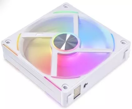 Вентилятор для корпуса Lian Li UNI FAN AL120 V2 G99.12ALV23W.R0 120x120x28мм, 250-2000rpm, 77.3 CFM, 28.7dBa, 4-pin PWM (3шт.)