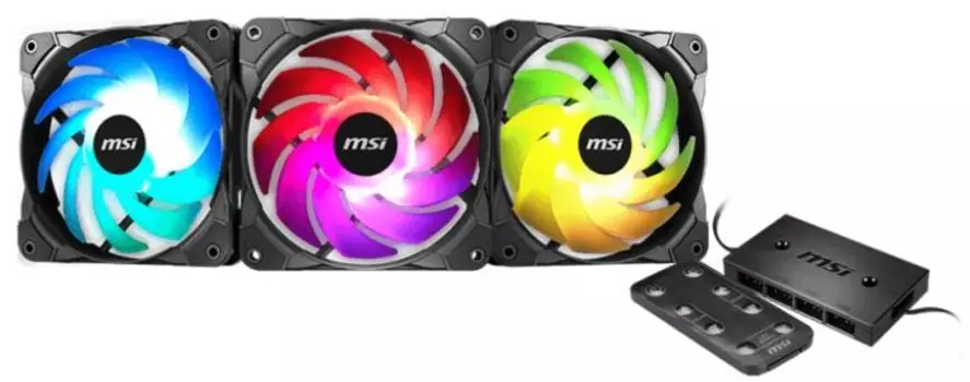 Вентилятор для корпуса MSI MAG MAX F12A-3H OE3-7G09F04-W57 120x120x25mm, 600-1500rpm, 8-40.1CFM, 20-