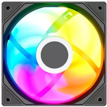 Вентилятор для корпуса Powercase M53-12 ARGB 120mm, 600-1800rpm, 48.32CFM, 25.5dBa, Bulk