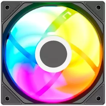 Вентилятор для корпуса Powercase M53-14 ARGB 140mm, 600-1800rpm, 53CFM, 27dBa, Bulk