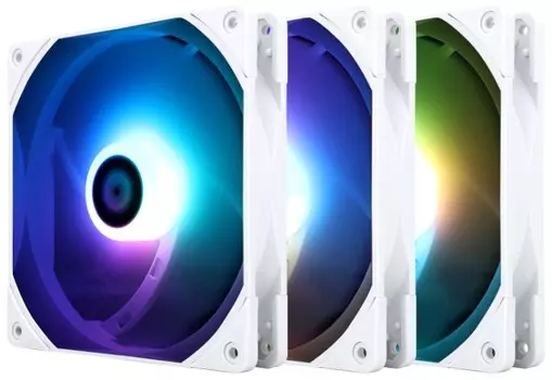 Вентилятор для корпуса Thermalright TL-C14W-S x3 TL-C14W-Sx3 140x140x26 мм, 1500 об/мин, 27 дБА, PWM, ARGB подсветка, 3 шт в упаковке
