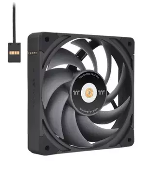 Вентилятор для корпуса Thermaltake TOUGHFAN EX12 Pro CL-F171-PL12BL-A 120x120x25 mm, 500-2000rpm, 70.8 CFM, 22.6dBA, 4-pin PWM, black (3-pack)