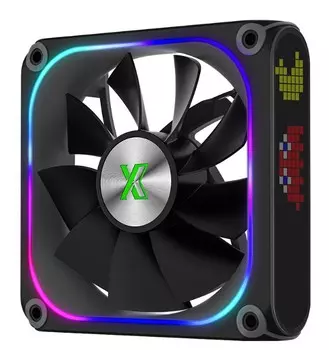 Вентилятор для корпуса Xastra FZ120B ARGB FZ120-1BA-CRX-GL черный, 120mm, 0-2000rpm, 33.9dBa BOX