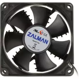 Вентилятор для корпуса Zalman ZM-F1 PLUS (SF) 80x80x25 мм, системный, 12В, 2000 об/мин, 20 - 23 дБ, 3-pin