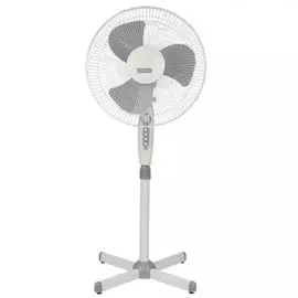 Вентилятор напольный DUX DX-1611T 60-0208 с таймером, 40 Вт, 220V, цвет белый/серый