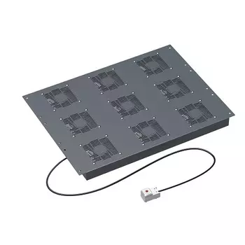 Вентиляторный модуль DKC R5VSIT8009FT 9 вентиляторов с термостатом для крыши 800 RAL7011, "RAM telecom"