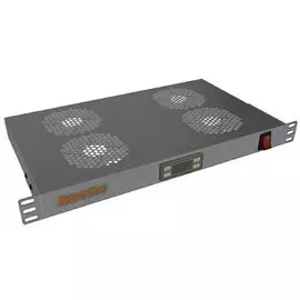Вентиляторный модуль Hyperline TRFA-MICR-4F-RAL7035